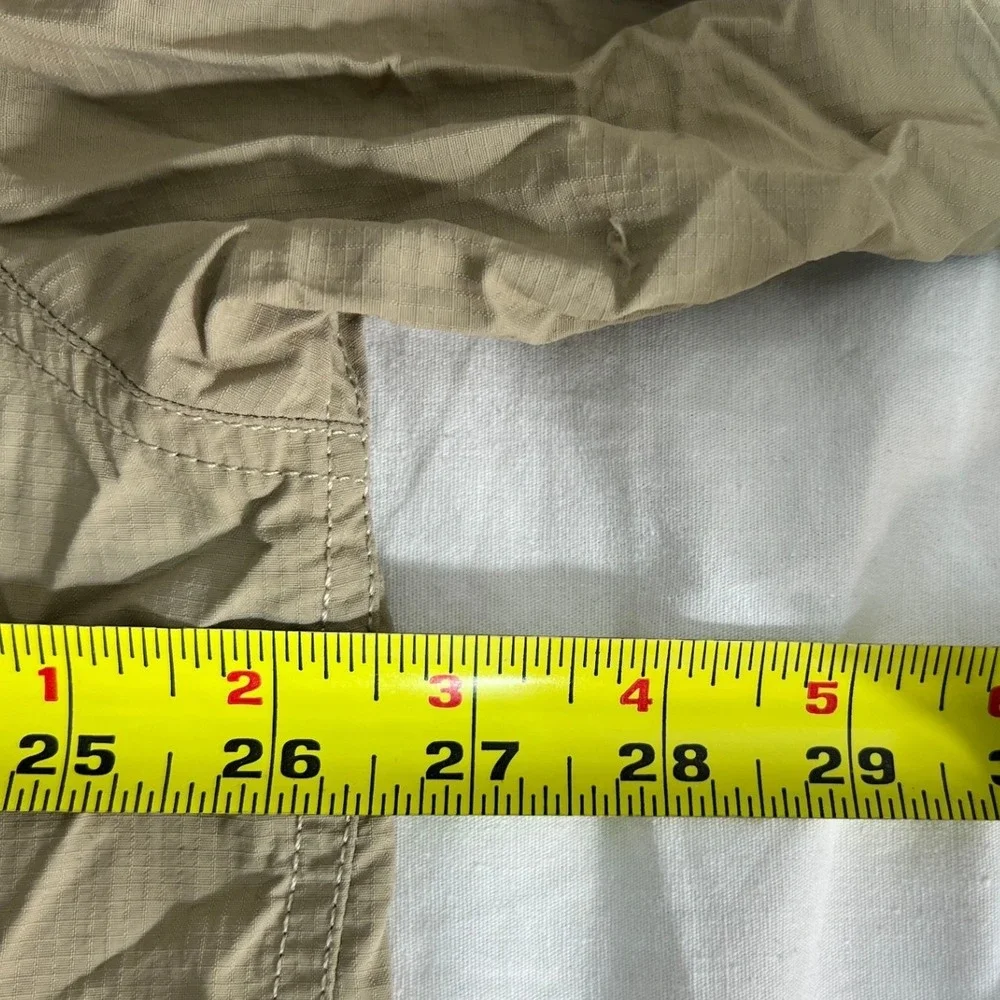 The North Face Shirt Mens 2XL Tan‎ Long Sleeve Button Up Hiking Outdoor Vented